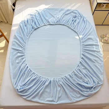 Husa de pat Coral Fleece, cu fixare - Îngroșată, Antiderapantă, Acoperire completă, Pentru cămine