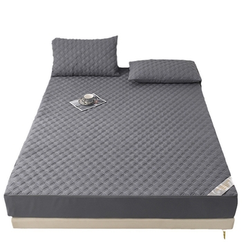 Husă de saltea cu fermoar, impermeabilă, cu umplutură din bumbac, material din fibre chimice, personalizabilă