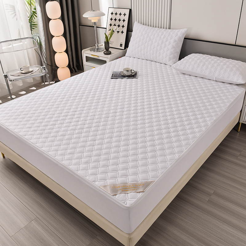 Husă de saltea cu fermoar, impermeabilă, cu umplutură din bumbac, material din fibre chimice, personalizabilă