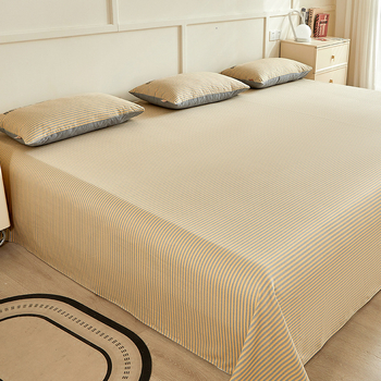 No 100% kokvilnas 3-dielu gultasveļas komplekts, antibakteriāls un visu sezonu izmantošanai, reaktīvā krāsošana, auduma blīvums 133x72