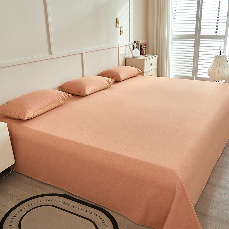 No 100% kokvilnas 3-dielu gultasveļas komplekts, antibakteriāls un visu sezonu izmantošanai, reaktīvā krāsošana, auduma blīvums 133x72