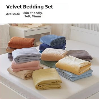 Japānas stilā samta gultas palags ar gumiju – vienkāršs audums, reaktīvā krāsošana, svars 1000–1499 g