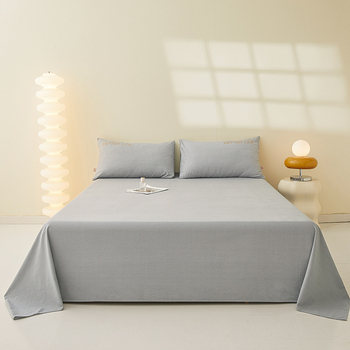 Meng kaiyue 100% kokvilna, berzēts twills, vienkrāsains raksts, reaktīvā krāsošana