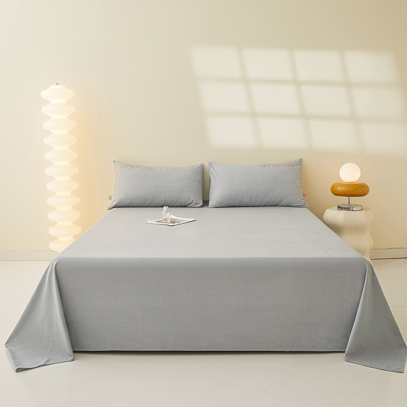 Meng kaiyue 100% kokvilna, berzēts twills, vienkrāsains raksts, reaktīvā krāsošana