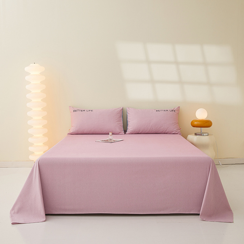 Meng kaiyue 100% kokvilna, berzēts twills, vienkrāsains raksts, reaktīvā krāsošana