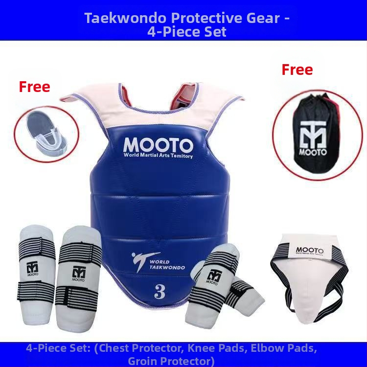 Taekwondo zaštitna oprema – potpuno set od 5–8 komada za djecu i odrasle, debeli oklop, Zecheng Sports