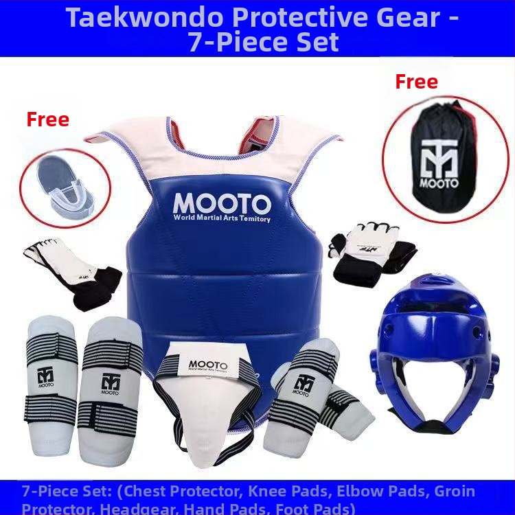 Taekwondo zaštitna oprema – potpuno set od 5–8 komada za djecu i odrasle, debeli oklop, Zecheng Sports