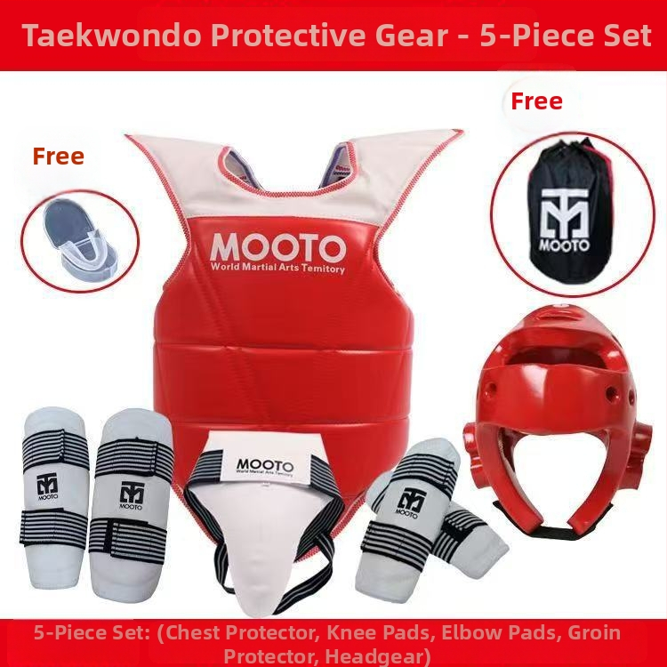 Taekwondo zaštitna oprema – potpuno set od 5–8 komada za djecu i odrasle, debeli oklop, Zecheng Sports