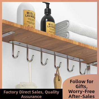 Elyson 304 nerūsējošā tērauda skapja apakšējā āķis, bez urbšanas, stiprināms pie sienas, krāsots pārklājums, mūsdienīgs minimālisma stils