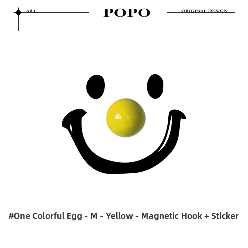 Keramikas sfēras magnētiskais āķis – viens āķis, mūsdienīgs minimalistiskais stils, kravnesība 3–5 kg, modelis JY318