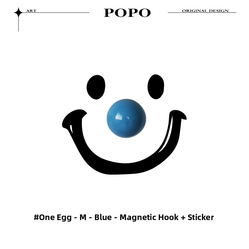 Keramikas sfēras magnētiskais āķis – viens āķis, mūsdienīgs minimalistiskais stils, kravnesība 3–5 kg, modelis JY318