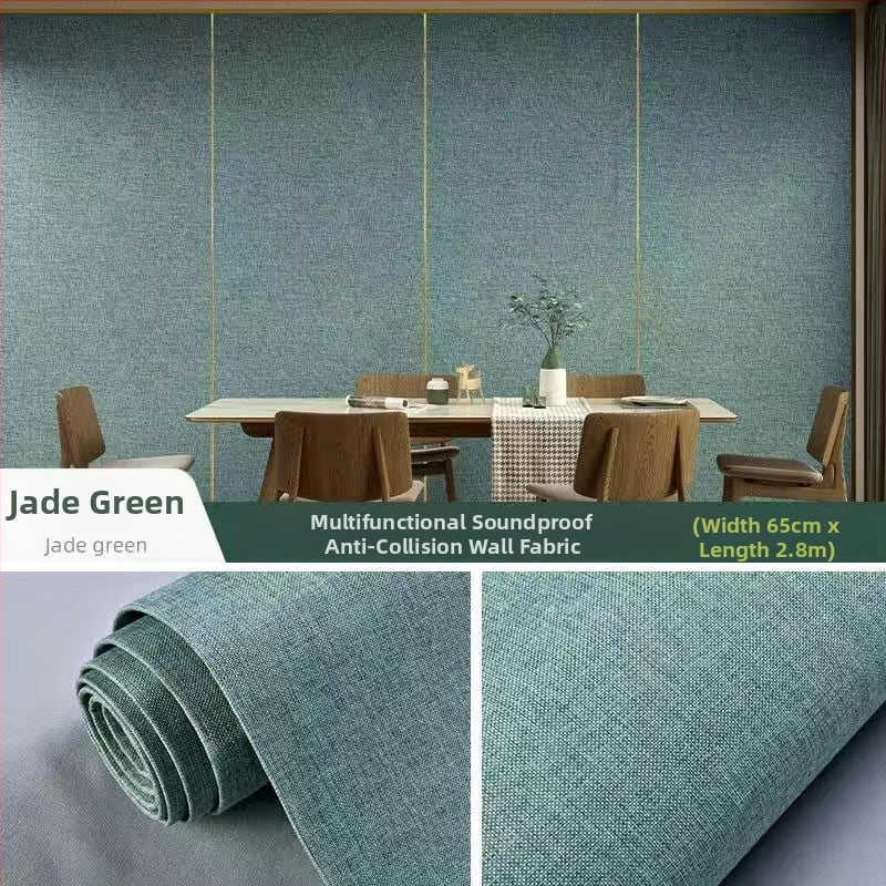 Samolepiaca textilná tapeta na stenu pre obývaciu izbu a spálňu — odolná voči vlhkosti, pozadie k televízoru, hrubý Mäkký panel na stene, dekoratívna tapeta.