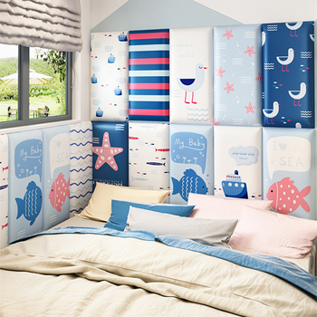 Leduo Yi Panou de perete din țesătură - stil animație, motiv peisaj, personalizare disponibilă; potrivit pentru spații de joacă pentru copii, sufragerie, dormitor