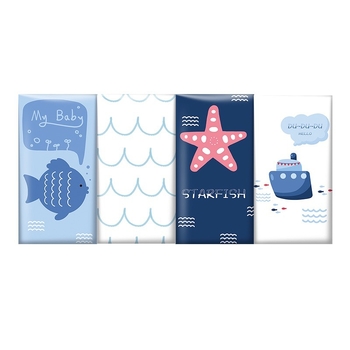 Leduo Yi Panou de perete din țesătură - stil animație, motiv peisaj, personalizare disponibilă; potrivit pentru spații de joacă pentru copii, sufragerie, dormitor