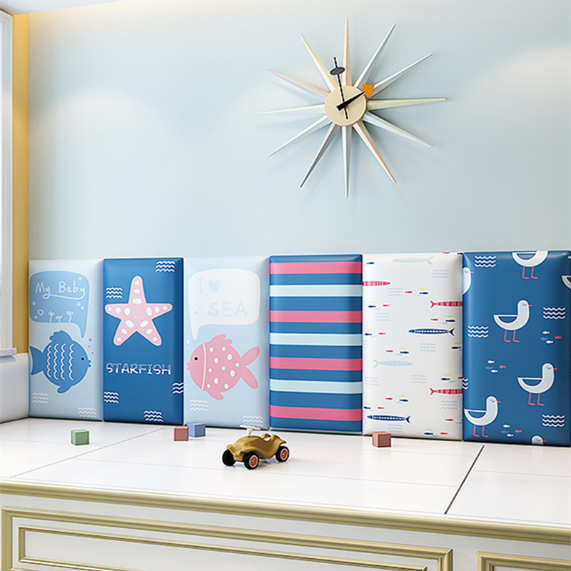 Leduo Yi Panou de perete din țesătură - stil animație, motiv peisaj, personalizare disponibilă; potrivit pentru spații de joacă pentru copii, sufragerie, dormitor