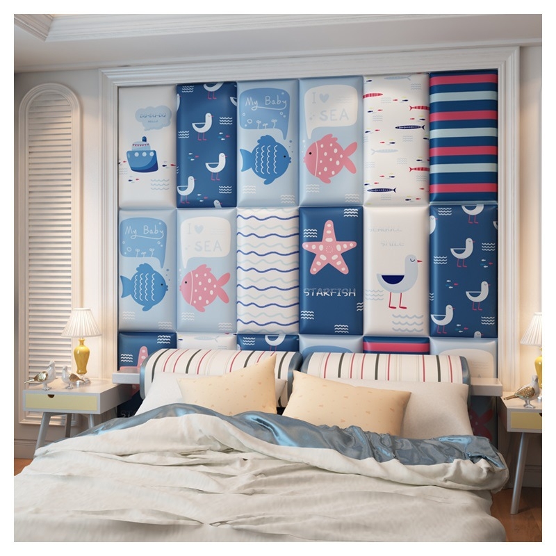 Leduo Yi Panou de perete din țesătură - stil animație, motiv peisaj, personalizare disponibilă; potrivit pentru spații de joacă pentru copii, sufragerie, dormitor