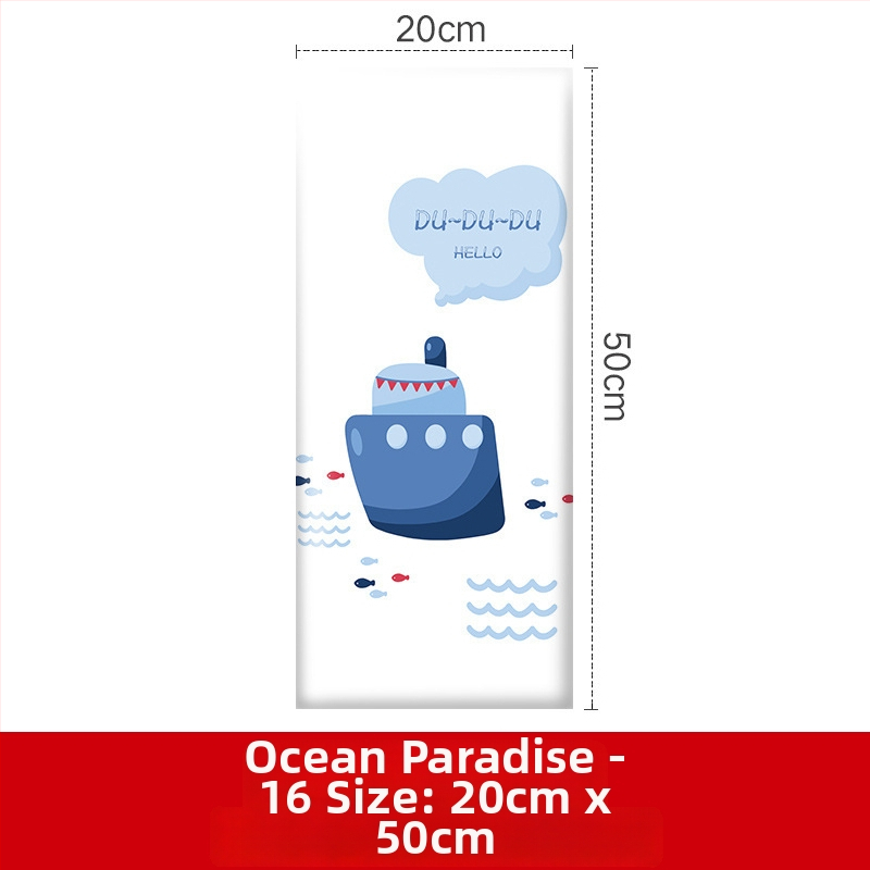 Leduo Yi Panou de perete din țesătură - stil animație, motiv peisaj, personalizare disponibilă; potrivit pentru spații de joacă pentru copii, sufragerie, dormitor