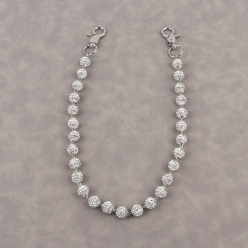 Pojas i tijelo lanac — ručno izrađeni nakit s glinenim kuglicama u obliku dijamanta, brend View of Tang Dynasty, lansiranje proljeće 2025