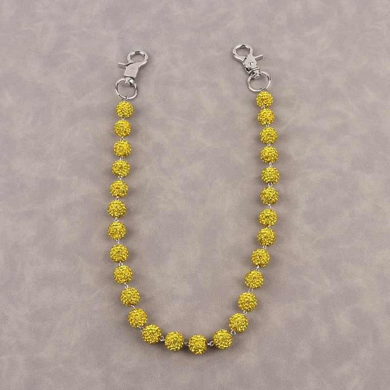 Pojas i tijelo lanac — ručno izrađeni nakit s glinenim kuglicama u obliku dijamanta, brend View of Tang Dynasty, lansiranje proljeće 2025