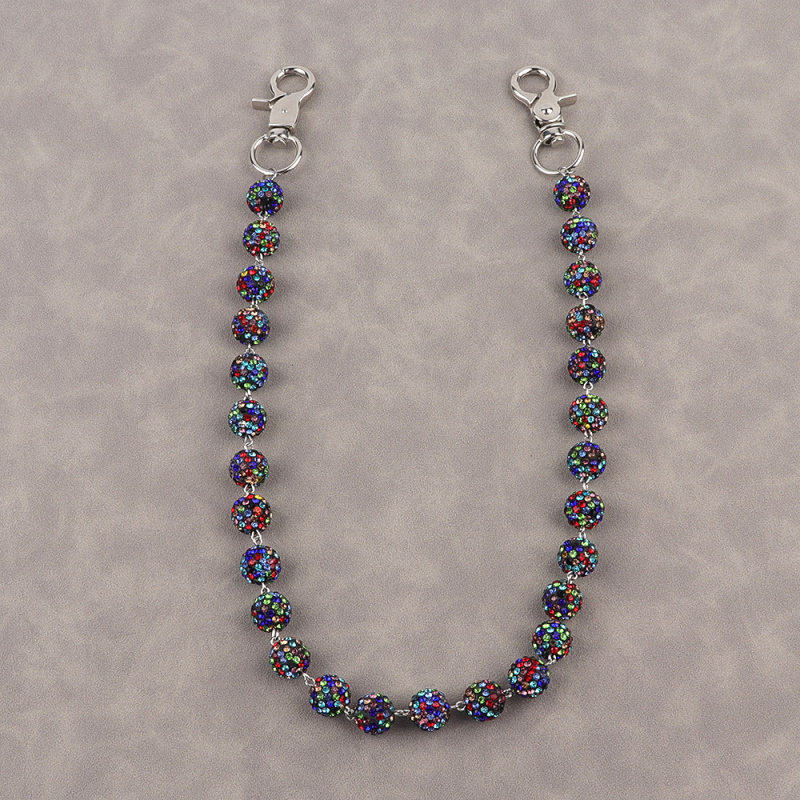 Pojas i tijelo lanac — ručno izrađeni nakit s glinenim kuglicama u obliku dijamanta, brend View of Tang Dynasty, lansiranje proljeće 2025