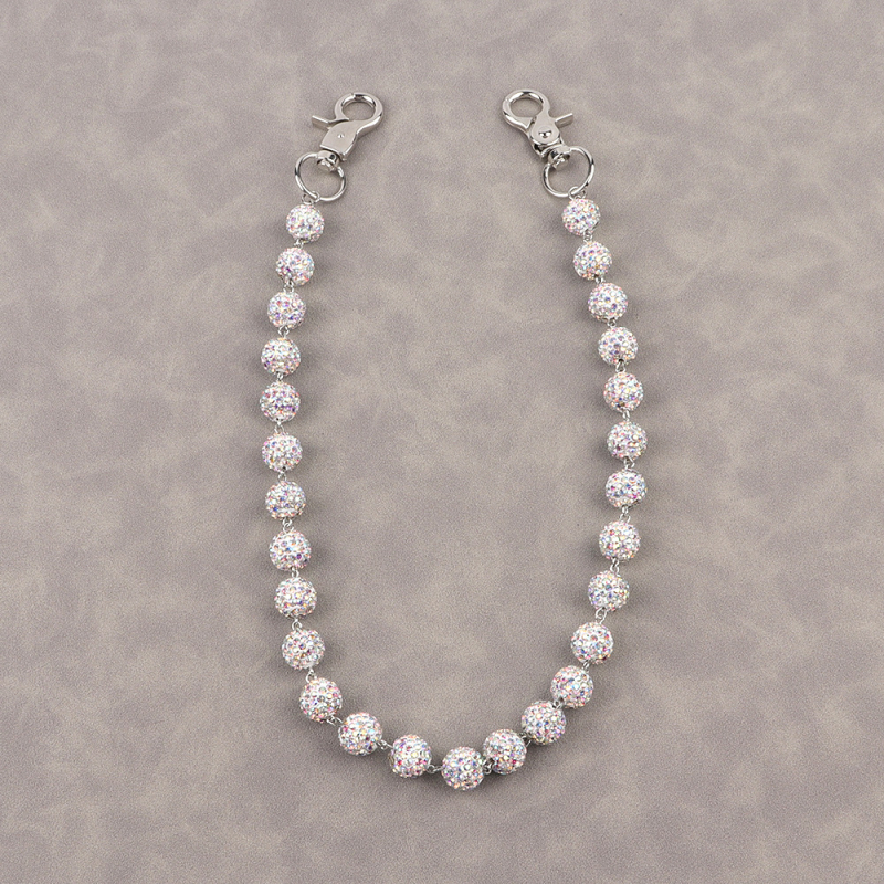 Pojas i tijelo lanac — ručno izrađeni nakit s glinenim kuglicama u obliku dijamanta, brend View of Tang Dynasty, lansiranje proljeće 2025