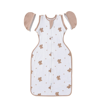 Sac de dormit pentru nou-născuți, stil cocoon, exterior din bumbac și căptușeală din bumbac, respirabil, pentru nou-născuți 0–1 ani, iarnă primăvară toamnă