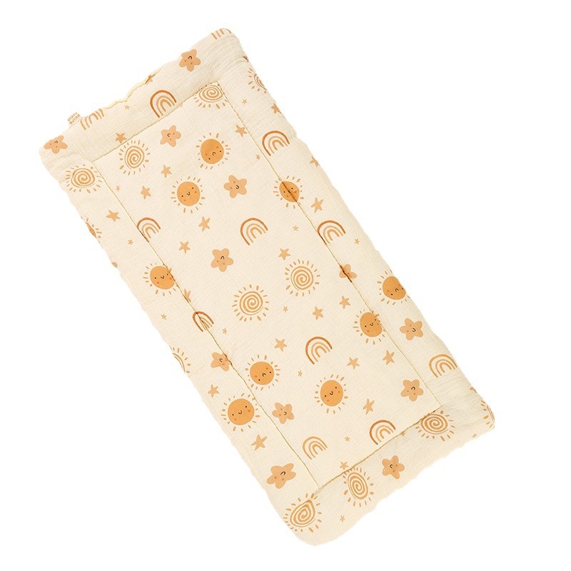 Lastevankri polster karikatuurtrükiga, puuvillane, hingav, kõikide aastaaegade jaoks, 0–1 aasta