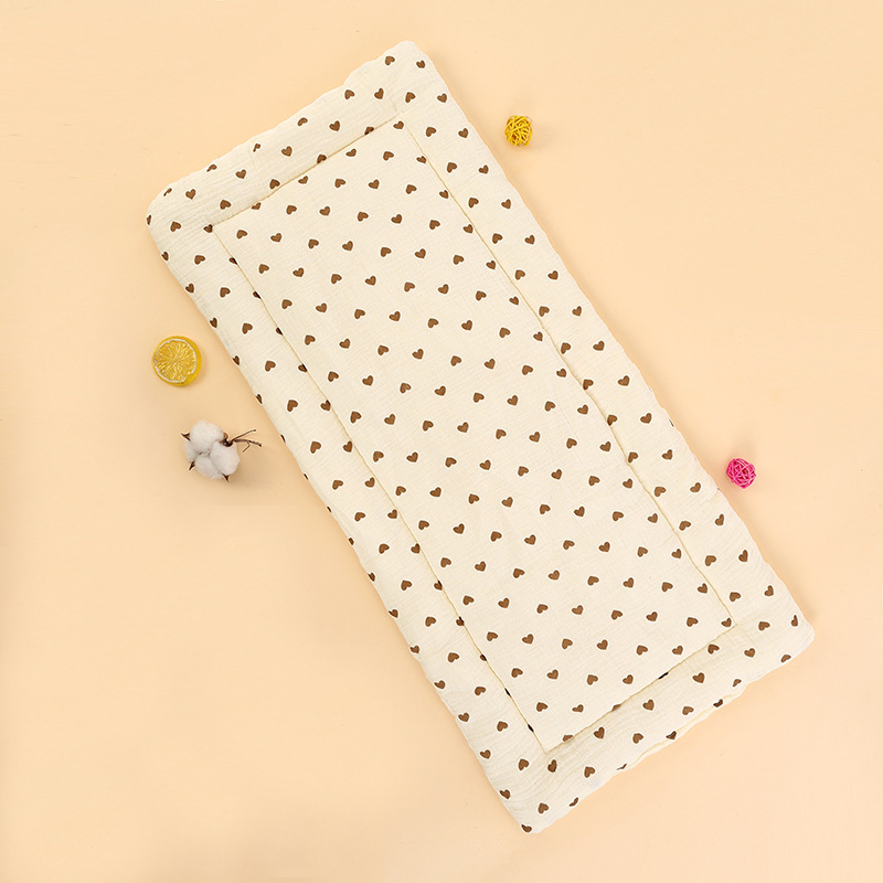 Lastevankri polster karikatuurtrükiga, puuvillane, hingav, kõikide aastaaegade jaoks, 0–1 aasta