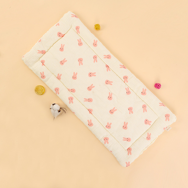 Lastevankri polster karikatuurtrükiga, puuvillane, hingav, kõikide aastaaegade jaoks, 0–1 aasta