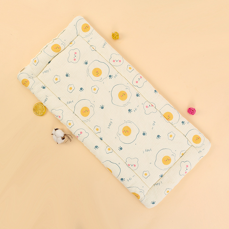 Lastevankri polster karikatuurtrükiga, puuvillane, hingav, kõikide aastaaegade jaoks, 0–1 aasta