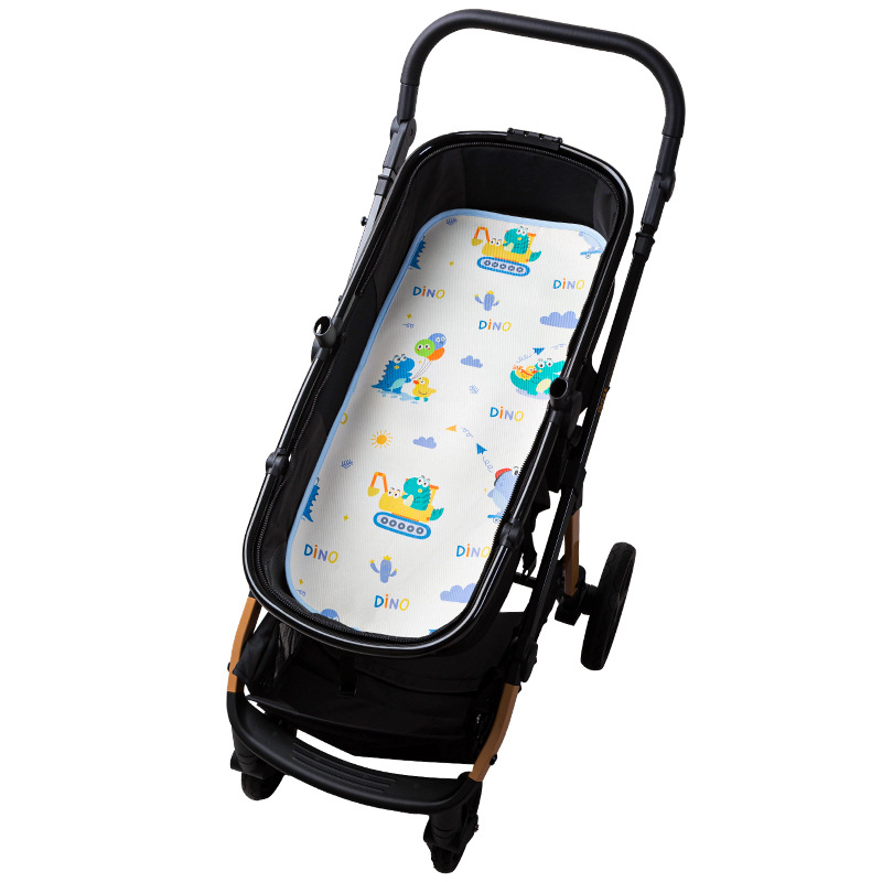 Beebi käru matt ice silk materjalist, hingav, pestav, sobib 0–2-aastastele