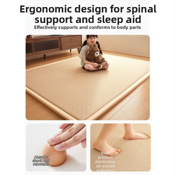 Tatami podložka na posteľ, z ice silk a ratan, Jacquard tkanina, moderný minimalistický štýl