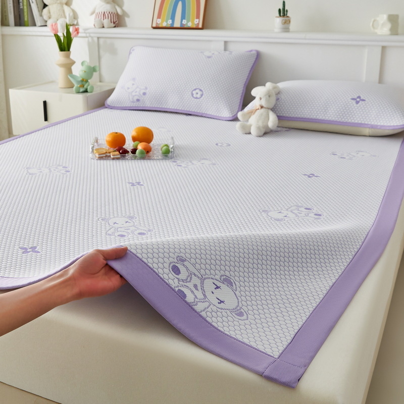 Ygde Gultas Matu Komplekts – Salokāms, Mūsdienīgs Minimalisms, Viskozes Šķiedra ar Ledus Zīdu Tekstūru, Drukāts Audums, Premium