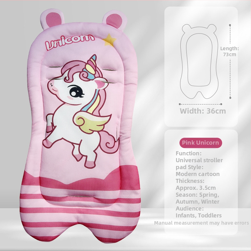 Blue Cloud pehme beebi vankri jaoks – polsterdatud matt vankrile ja söögitoa iste jaoks, sobib 0–5-aastastele