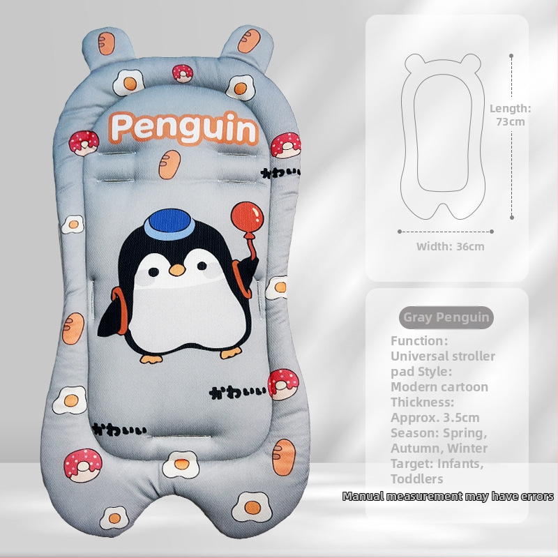 Blue Cloud pehme beebi vankri jaoks – polsterdatud matt vankrile ja söögitoa iste jaoks, sobib 0–5-aastastele