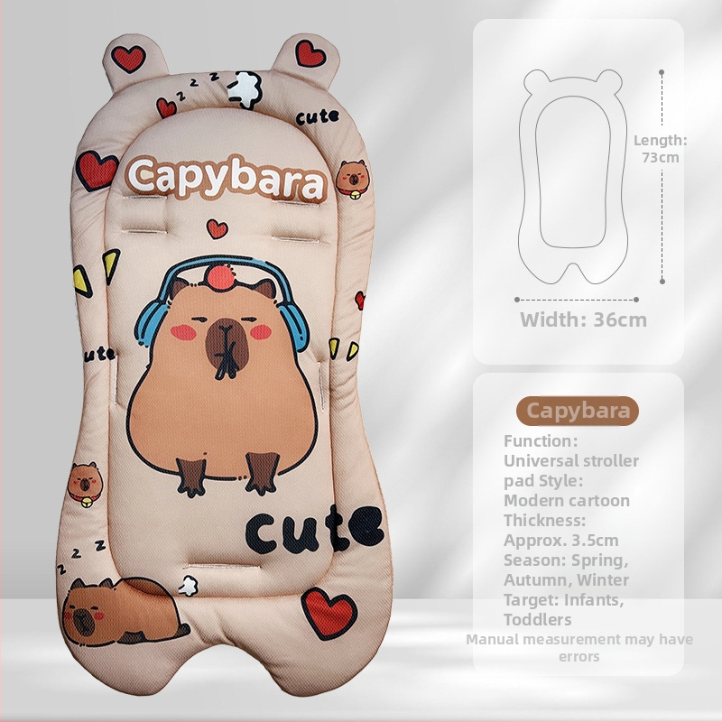 Blue Cloud pehme beebi vankri jaoks – polsterdatud matt vankrile ja söögitoa iste jaoks, sobib 0–5-aastastele