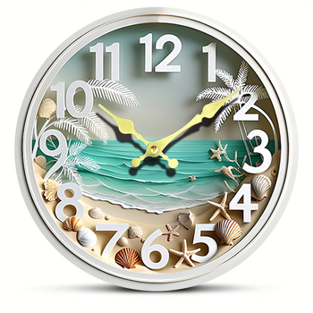 Fali óra Seiko 6168S kvarc mozgatással, fa számlap, nordic stílus, elemről működik