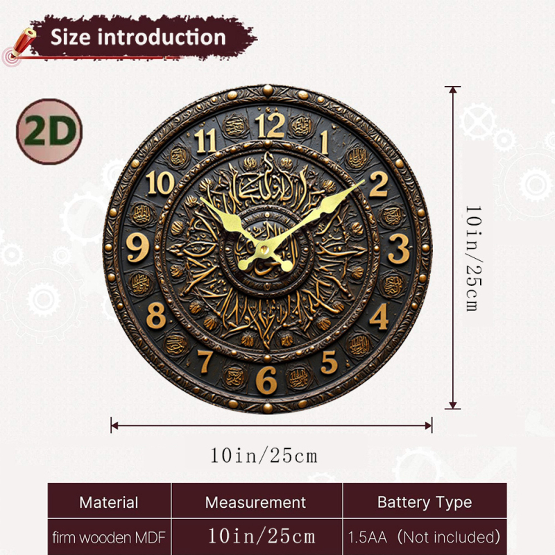 Fali óra Seiko 6168S kvarc mozgatással, fa számlap, nordic stílus, elemről működik