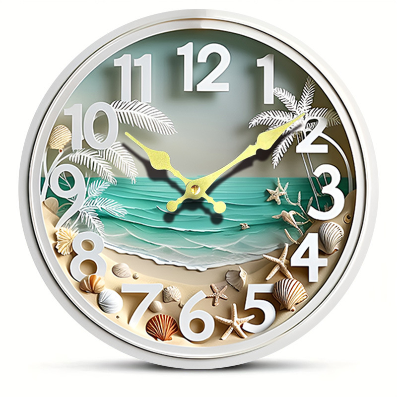 Fali óra Seiko 6168S kvarc mozgatással, fa számlap, nordic stílus, elemről működik