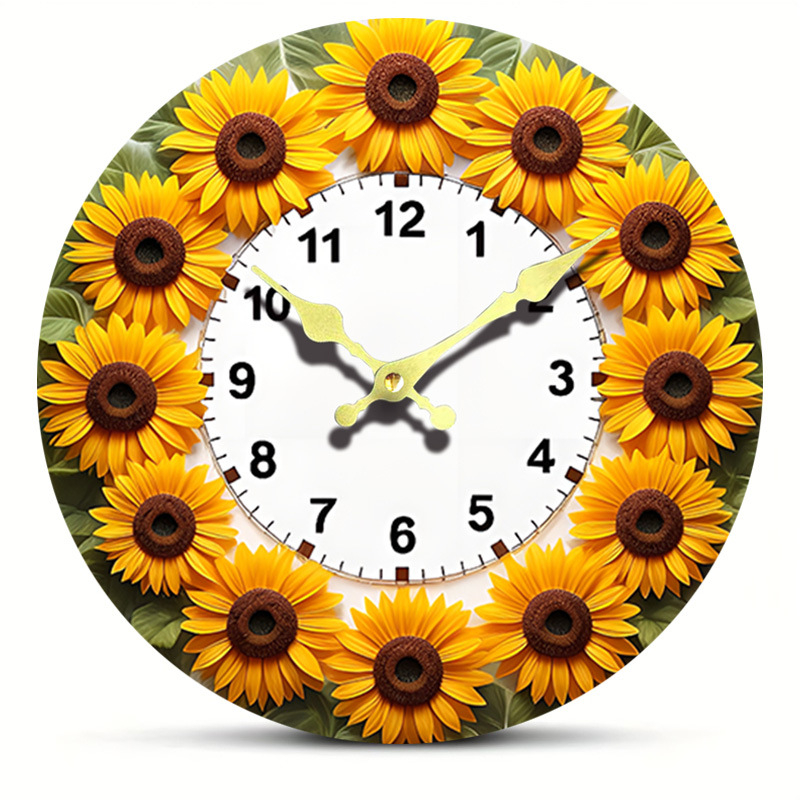 Fali óra Seiko 6168S kvarc mozgatással, fa számlap, nordic stílus, elemről működik