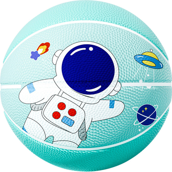 Basketbols bērniem — Yuke gumijas trenēšanās bumba, piemērota bērniem, paredzēta basketbola treniņiem