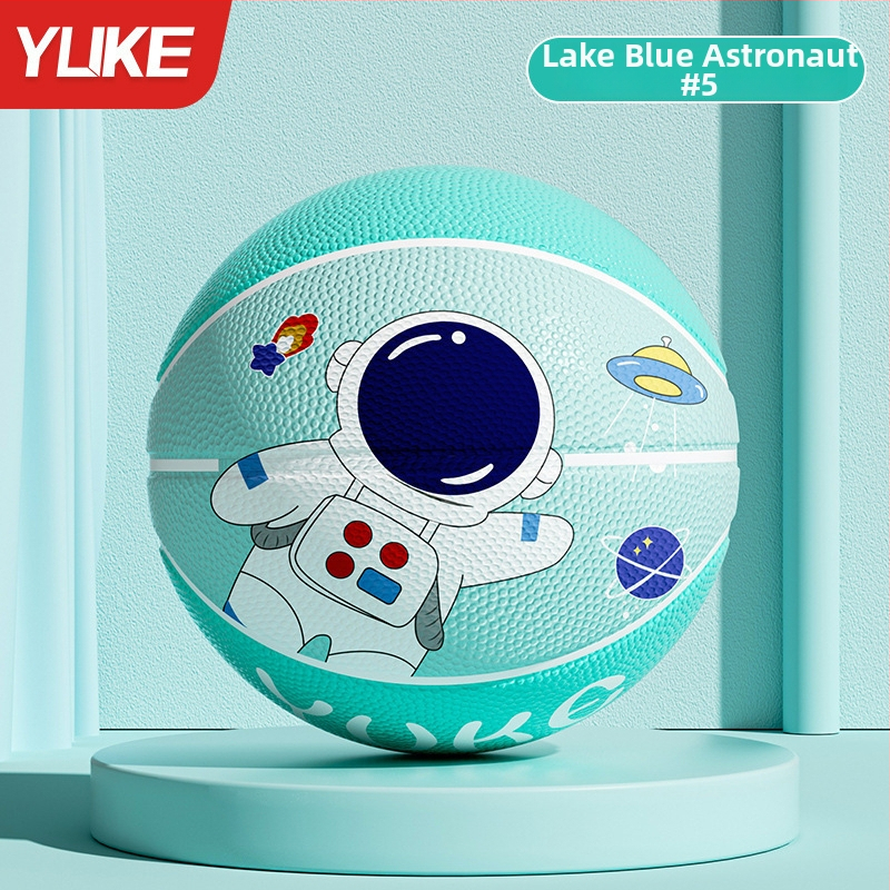 Basketbols bērniem — Yuke gumijas trenēšanās bumba, piemērota bērniem, paredzēta basketbola treniņiem