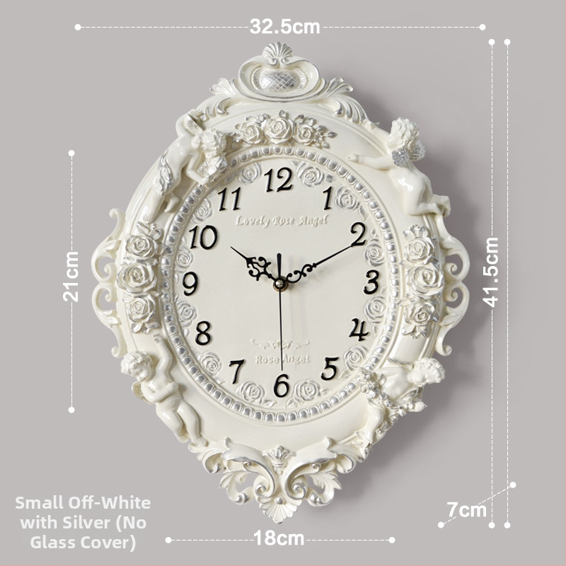 Fali óra, rombusz alakú, sweep másodperces mozgás, elemmel működő, gyantából készült