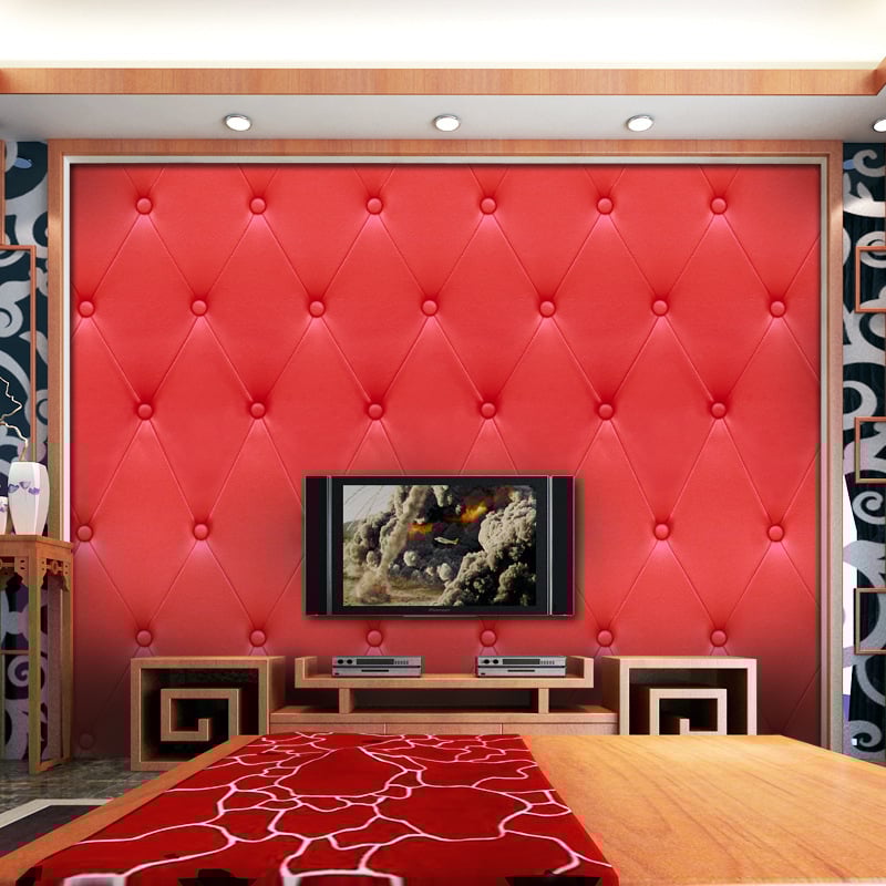 Pag 3D falidísz TV háttérfalhoz – öntapadós, vízálló PVC falikép, bőrhatás, európai stílus a nappaliba