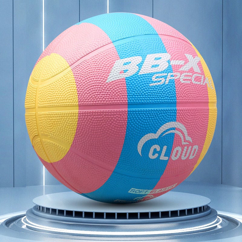 Bērnu basketbola bumba no sintētiskās gumijas, ar logotipa druku, pielāgojama, treniņiem