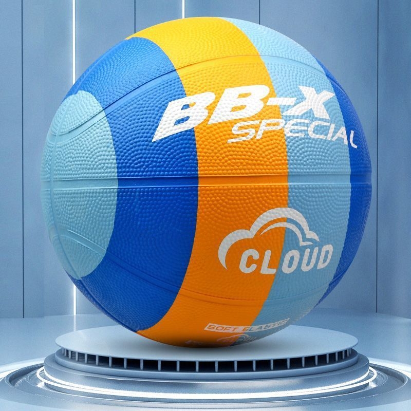 Bērnu basketbola bumba no sintētiskās gumijas, ar logotipa druku, pielāgojama, treniņiem