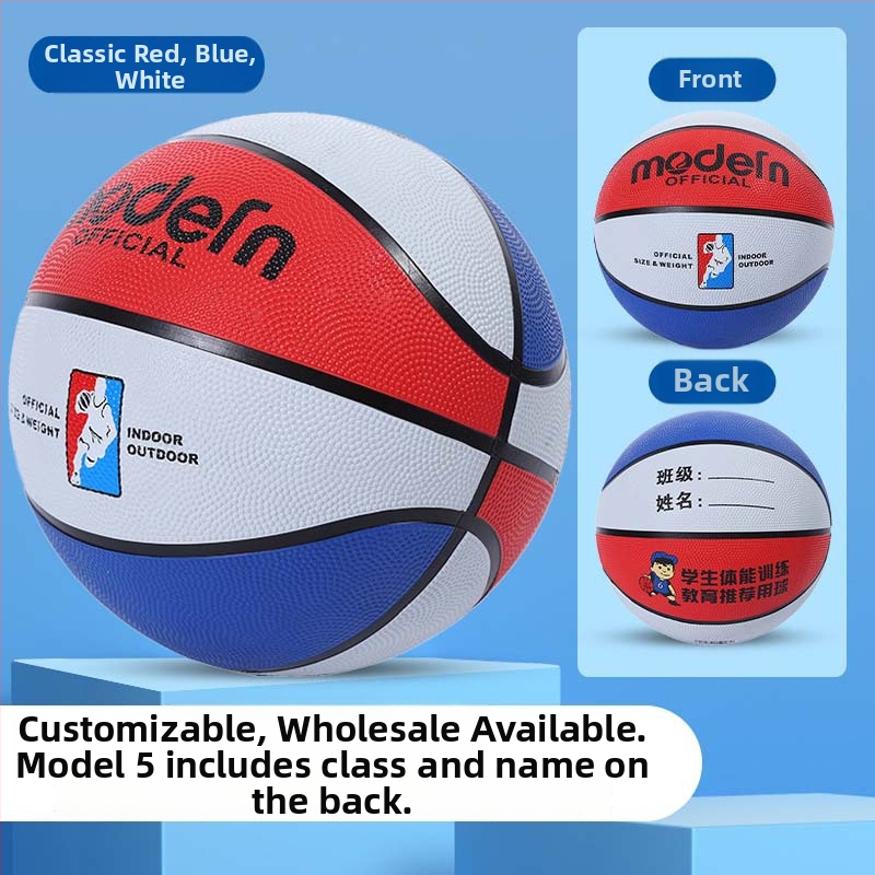 Bērnu gumijas basketbola bumba iekšējai un ārējai lietošanai; Materiāls: Gumija; Kategorija: Basketbols; Bērniem; Logotipa drukāšana: Pieejama; Pielāgošana: Jā