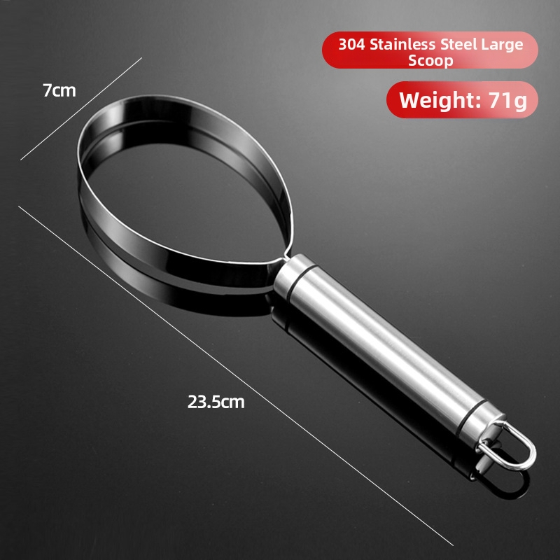 304 nerūdijančio plieno – vaisių kamuoliukų šaukštas ir arbūzo minkštimo išėmimo įrankis, dekoratyvinis serviravimo įrankis