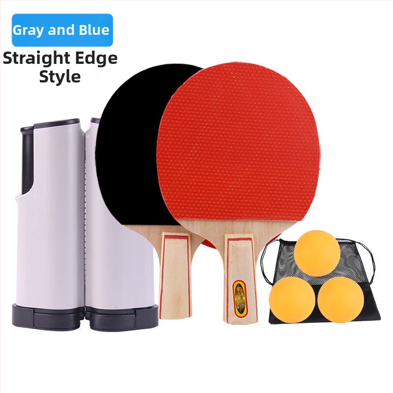 Lauatennise statiivide komplekt kaasaskantava tõmmatud võrgu hoidjaga, ABS materjal, standardomadused, sisaldab 3 palli