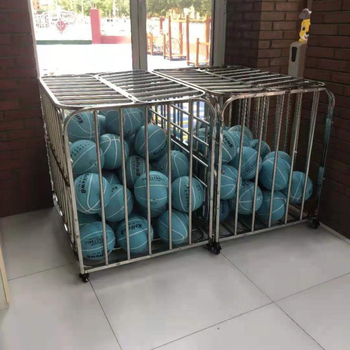 Cadru din lemn pentru mingi – coloană/raft pentru mingi, montaj prin sudură, accesorii: clemă pentru plasă